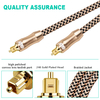 Digital Fiber Optical Audio Cable, Optical Audio Toslink cable, Optical Fiber Male to Male Cable